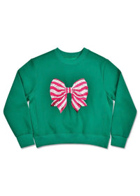 Bow Sequins Sweatshirt