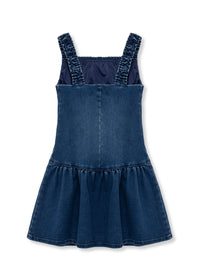 Denim Drop Waist Dress