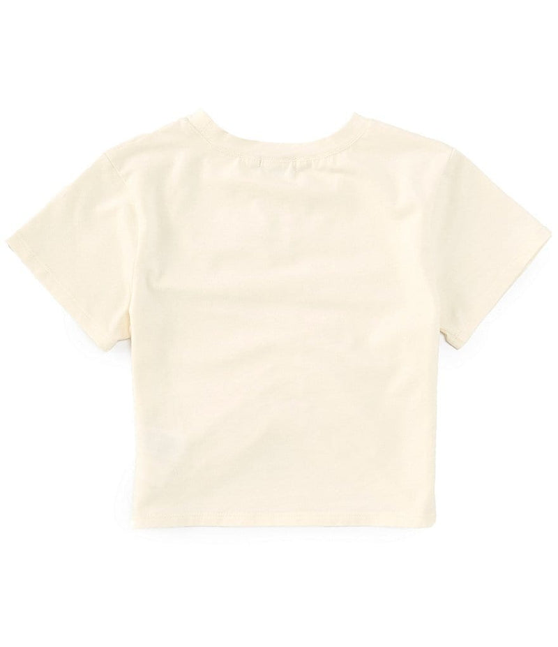 Cinched-Front Knit Tee