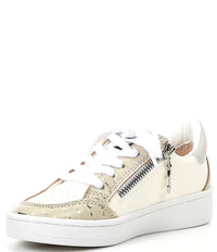 Gold Alaia Star Sneakers