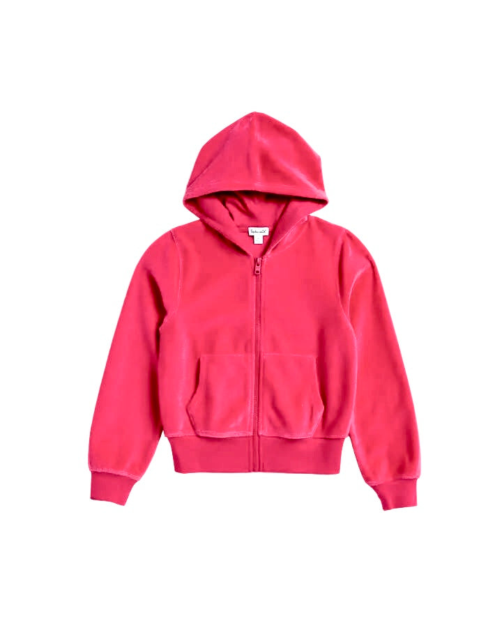 Velvety Velor Zip Up