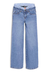 Chicago Low Rise Jeans With Peekaboo Boxers