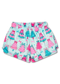 Fancy Trees Plush Shorts