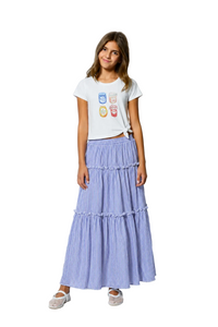 Tween Jam Jar Graphic Knotted Tee