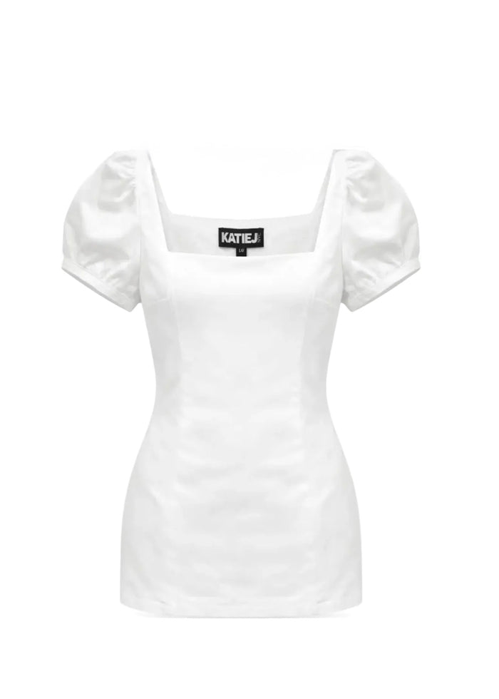 White Serena Dress