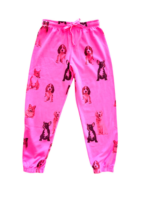 Dog Drawstring Joggers