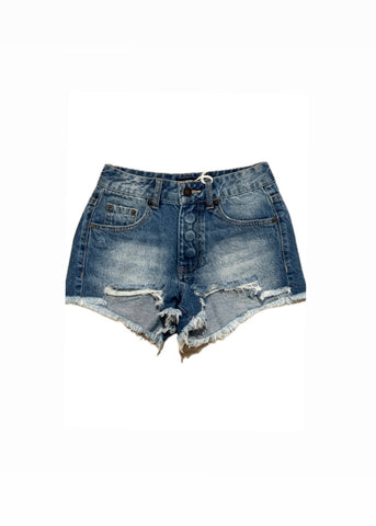 Powder Blue Drawstring Short