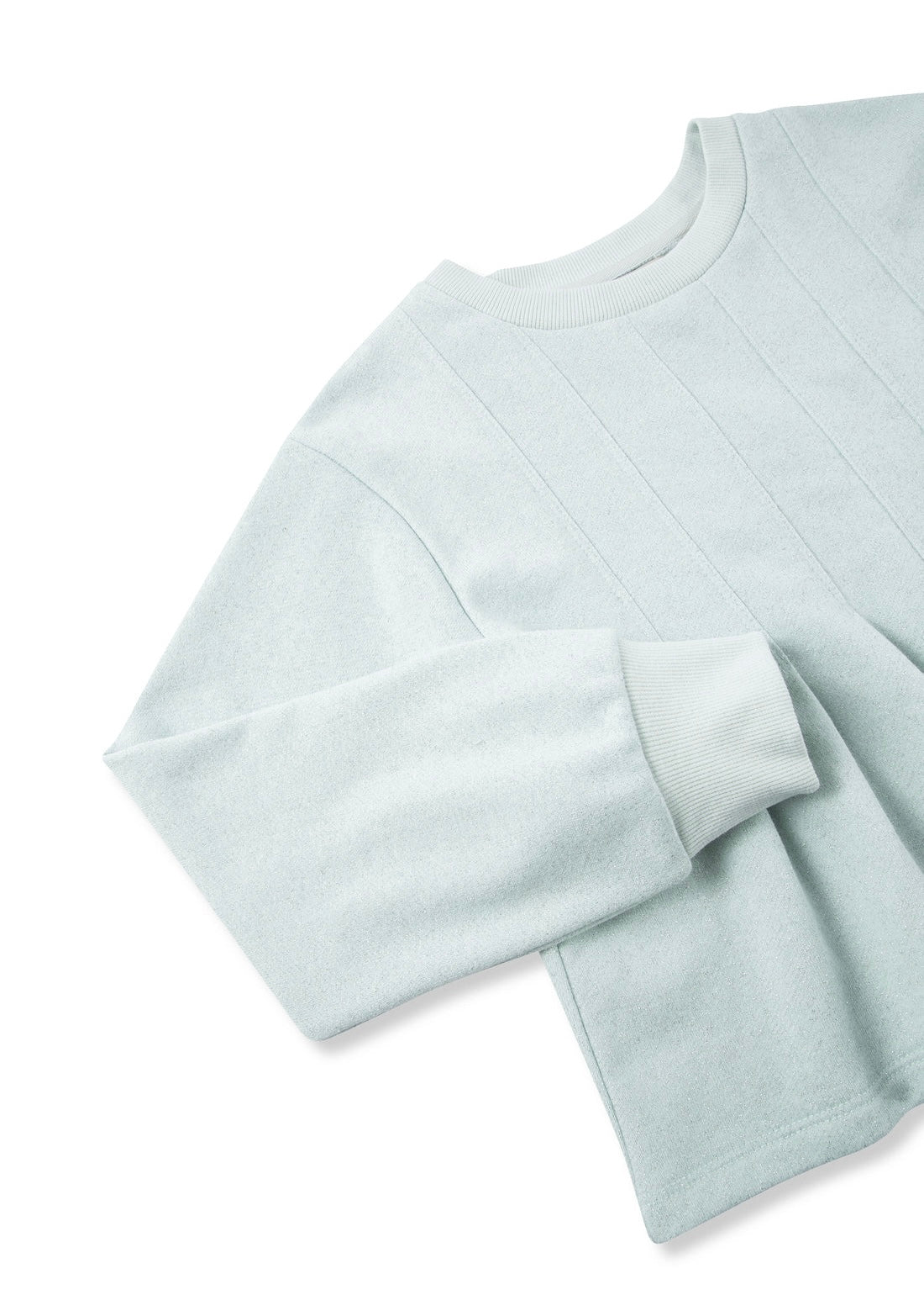 Tucked Metallic Sweatshirt