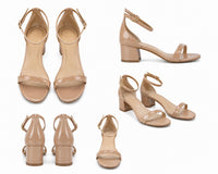 Micaela Camel Mid Heel