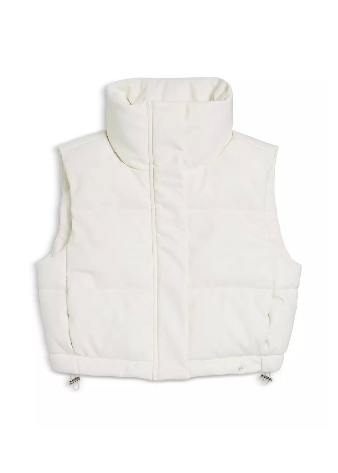 Jenny Faux Leather Puffer Vest