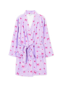 Holiday Bows Plush Robe