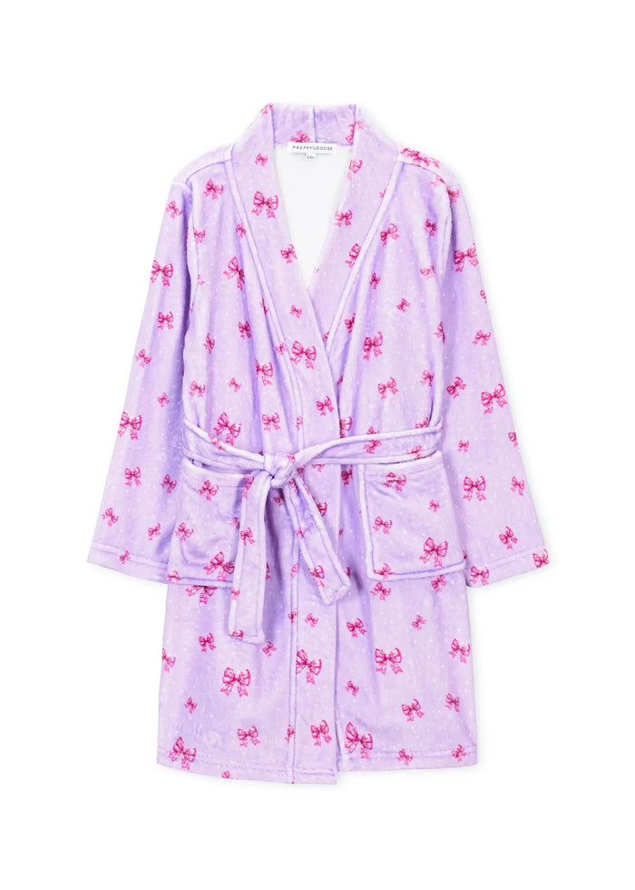 Holiday Bows Plush Robe