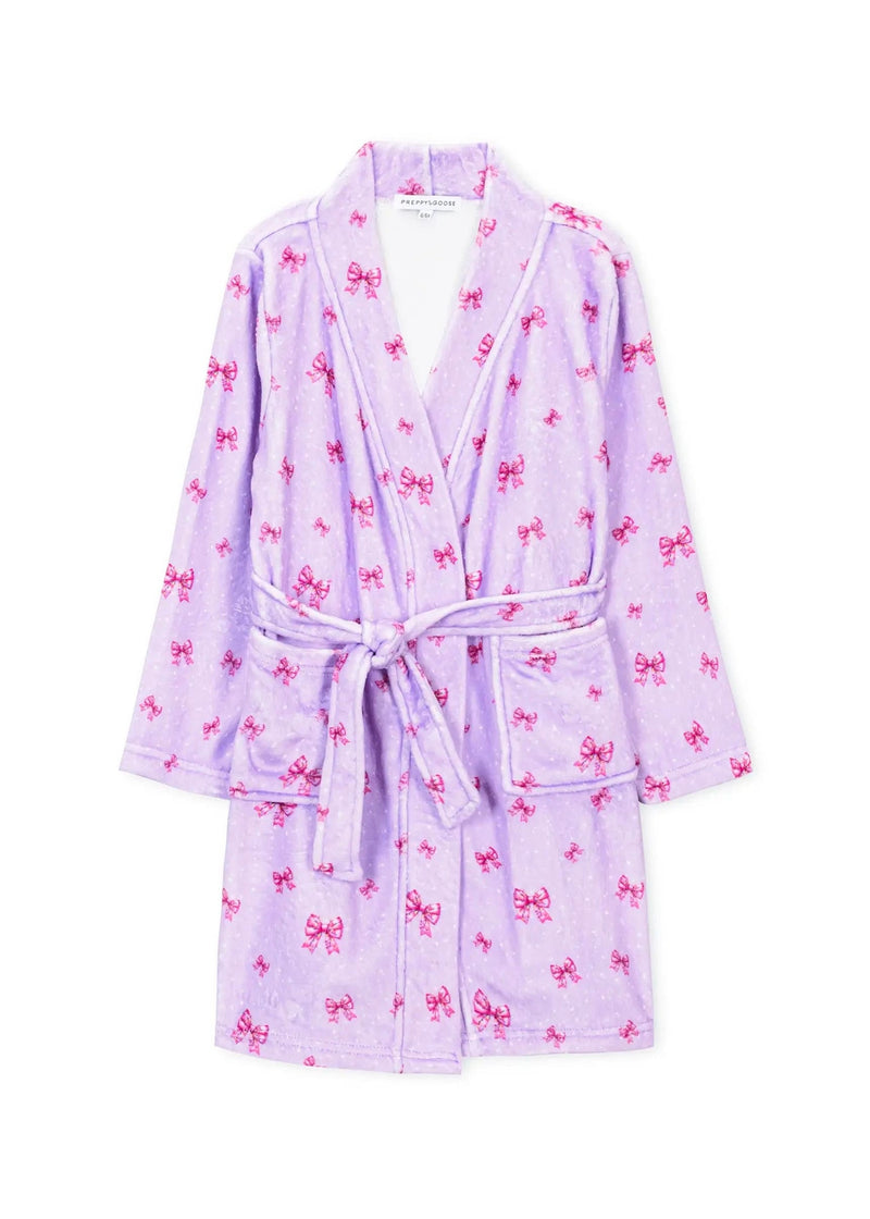 Holiday Bows Plush Robe