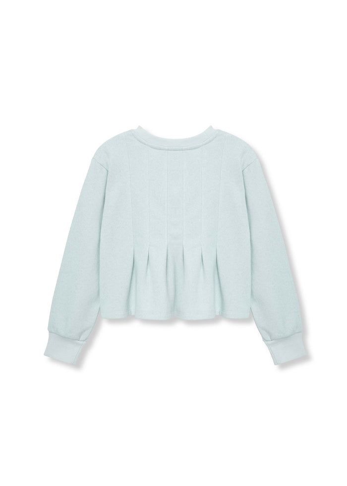 Tucked Metallic Sweatshirt