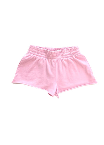 Cherry Pink Terry Short