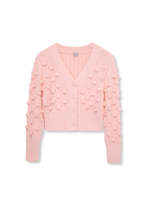 Pompom Sweater Cardigan