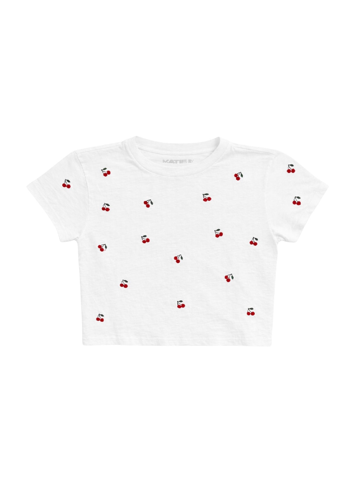 Tween Fearless Crop Tee-Mini Cherries