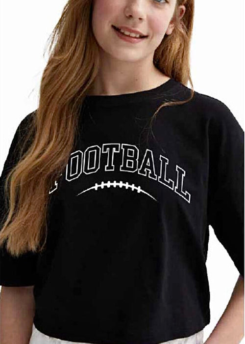 Football Crop Tee