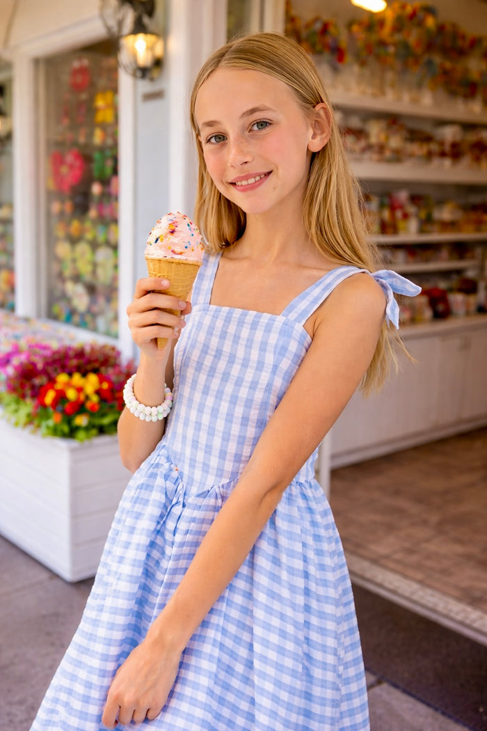 Love Daisy Blue Check Dress