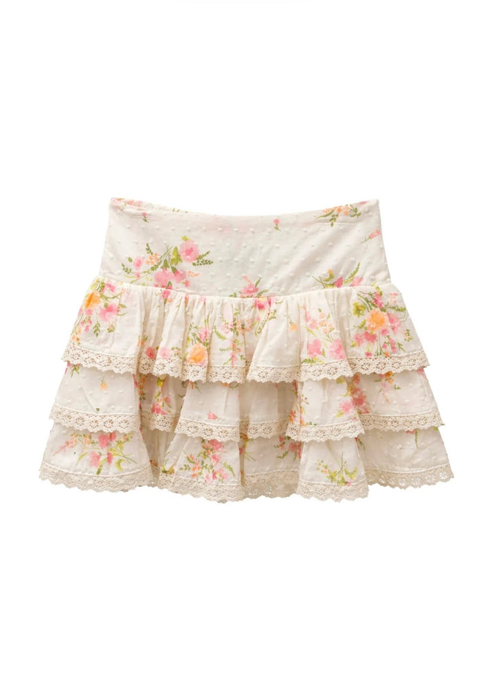 KatieJNYC Melody Skirt-Vintage Wildflower