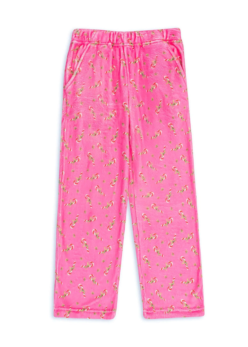 Candy Cane Plush Pants