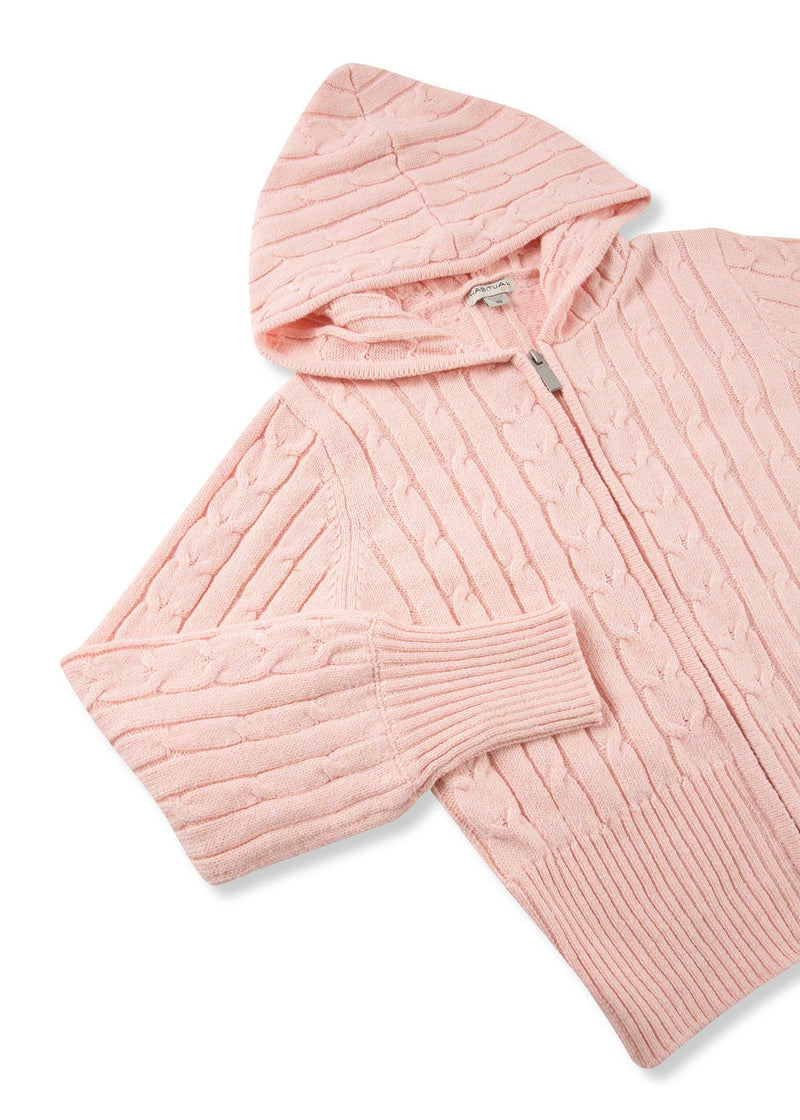 Cable Sweater Hoodie Set