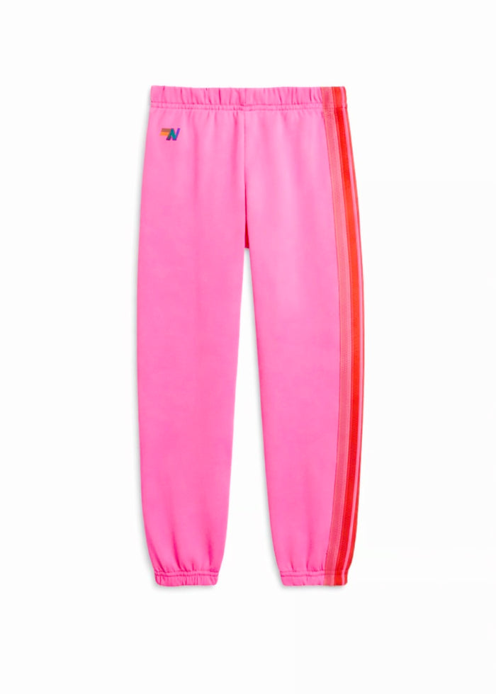 Aviator Nation Kid’s Five Stripe Sweatpant