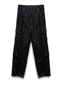 Levi Full Sequin Cargo Pant