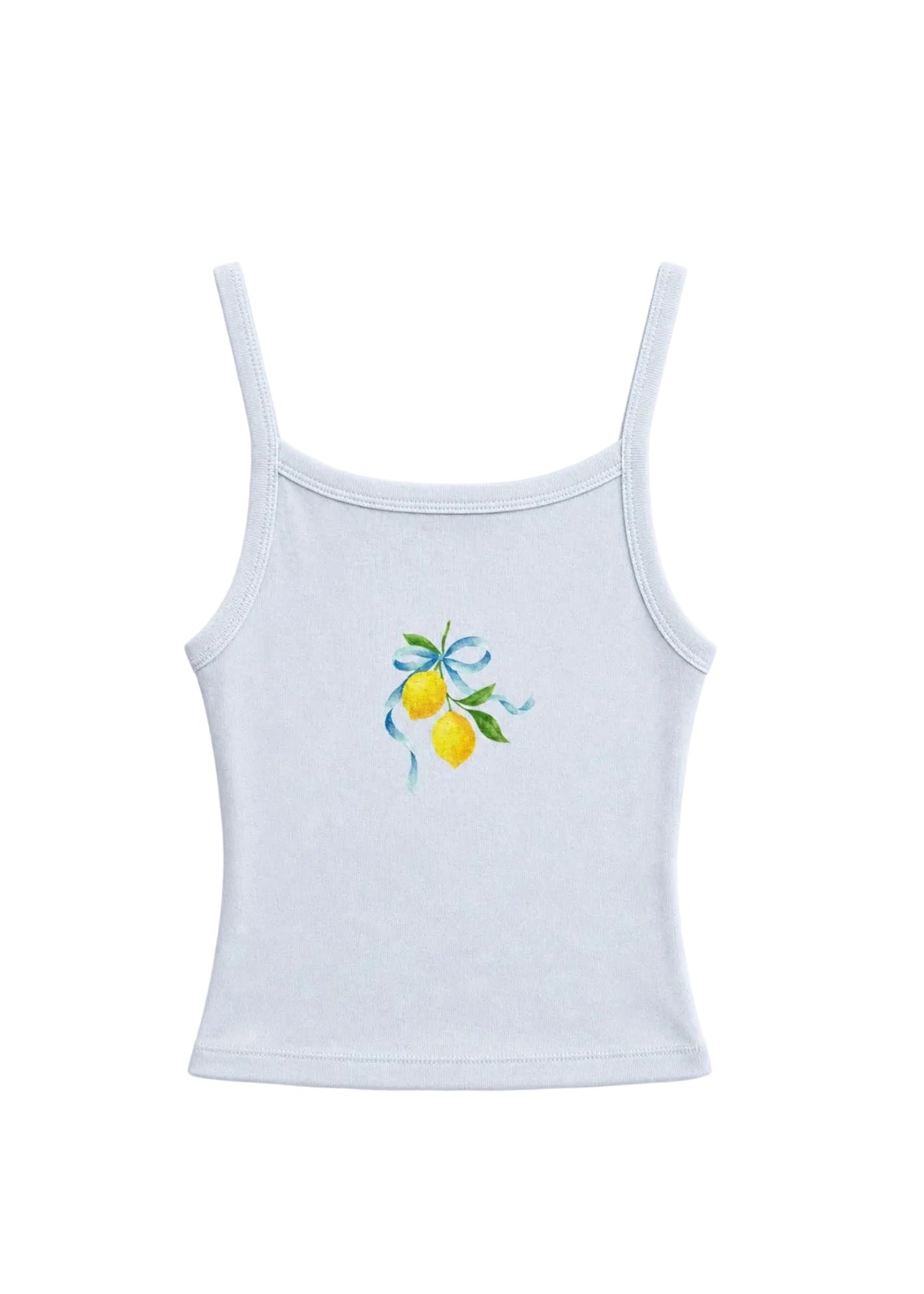 Tween Lemon Bow Graphic Tank