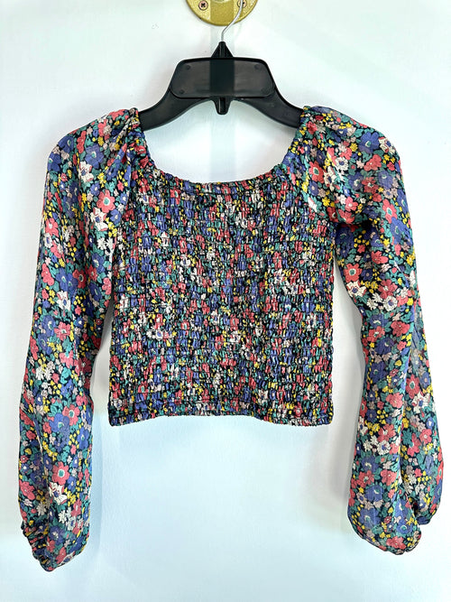 Multi Floral Smock Top