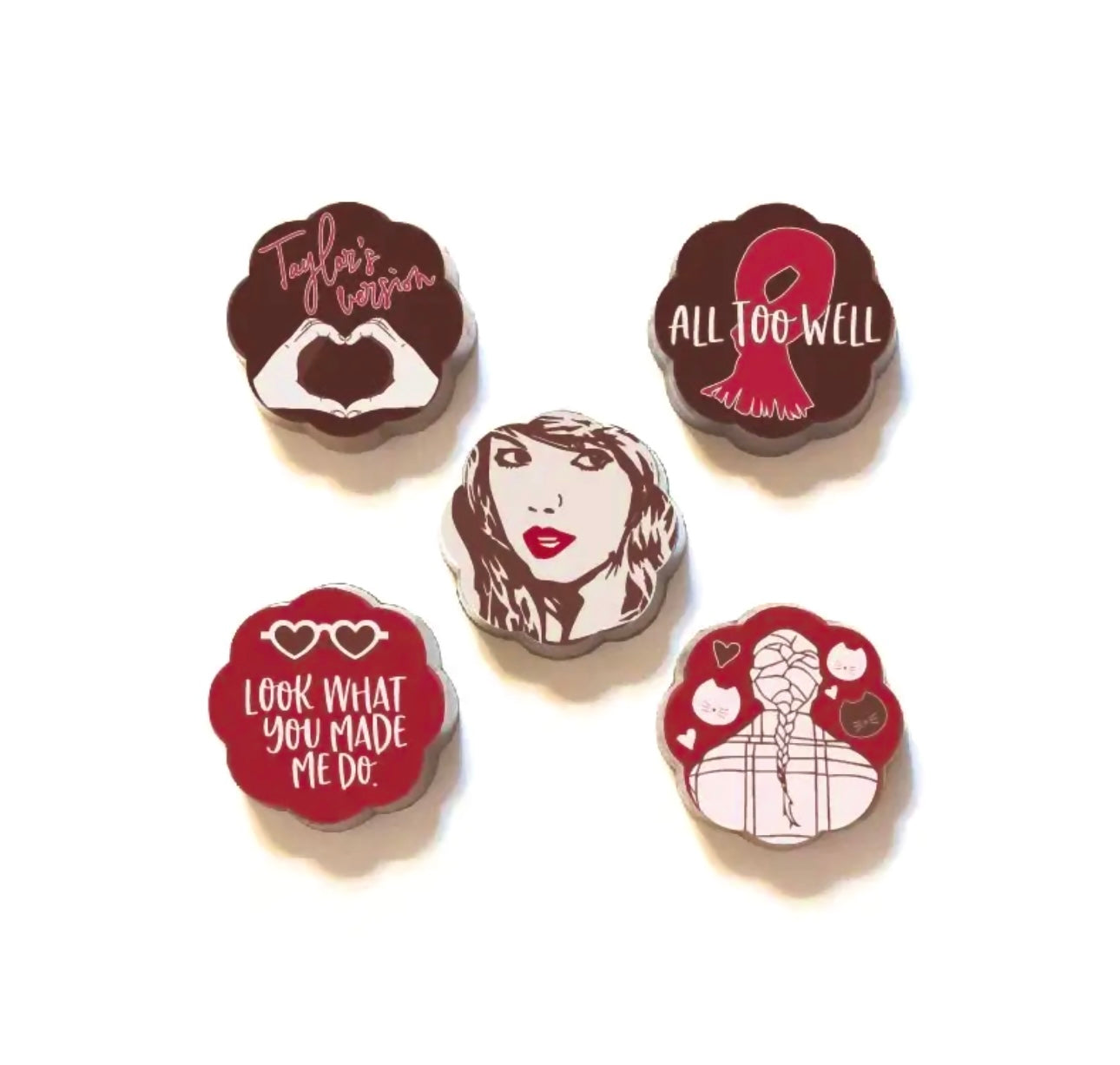 Taylor Swift Chocolate Covered Caramels (5 Piece)