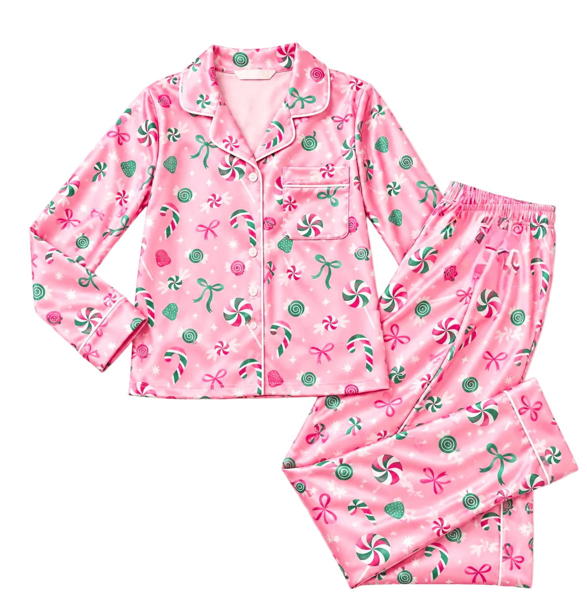 Sweet Holiday Silky Lounge Set