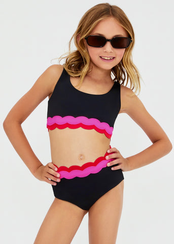 Meshy - Black One Piece