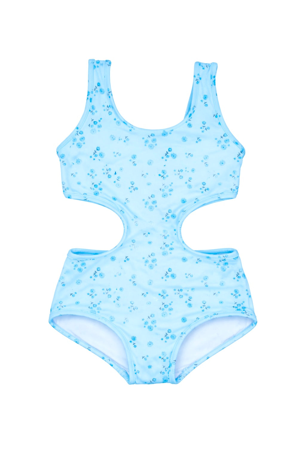 Turks And Caicos Blue Petal One Piece