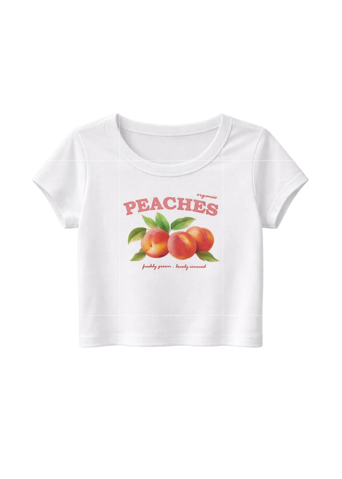 Tween Peaches Graphic Tee