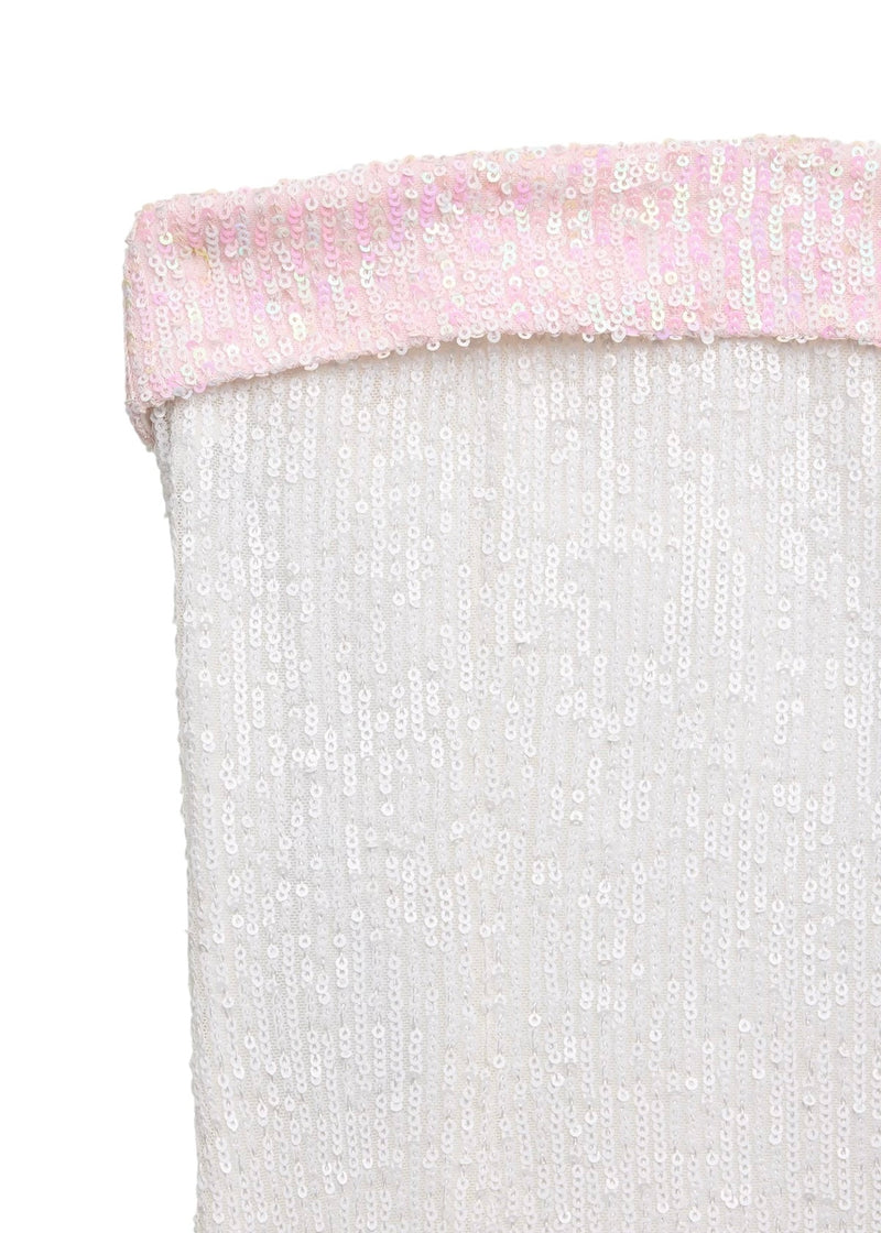 Star Sequin Dress With Contrast Band