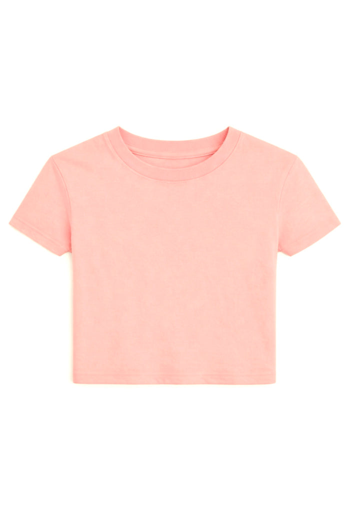 Tween Fearless Crop Tee-Multiple Solid Colors
