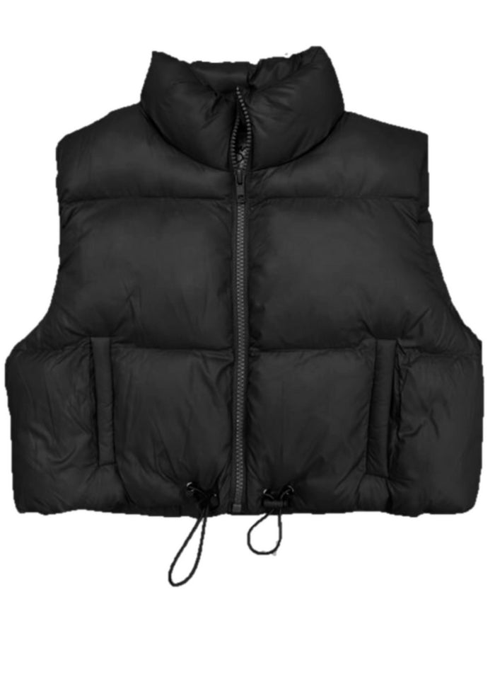 Cropped Puffer Vest (3 Colors)