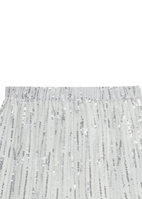 Sequin Fringe Skirt Set