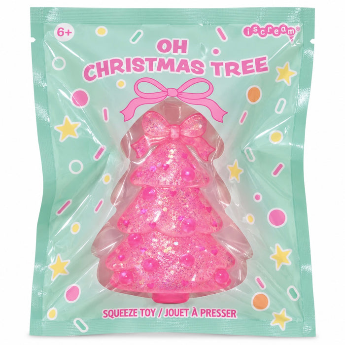 Iscream Oh Christmas Glitter Tree Squeeze Toy