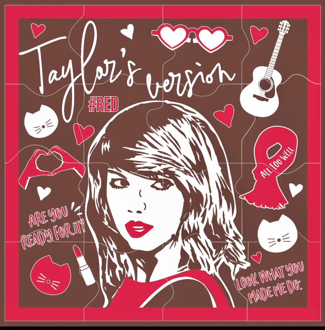 Taylor Swift Chocolate Puzzle