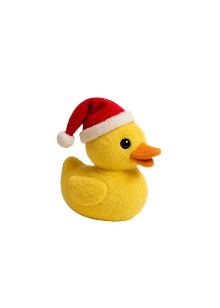 Santa Duck Mini Plush