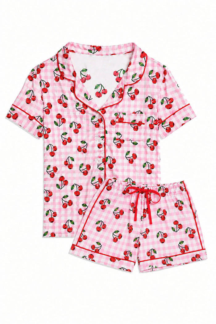 Junior Lynn Printed Shorts Lounge Set
