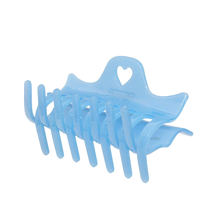 Emi Jay Blue hair clip on a white background at Scraps Of Magic