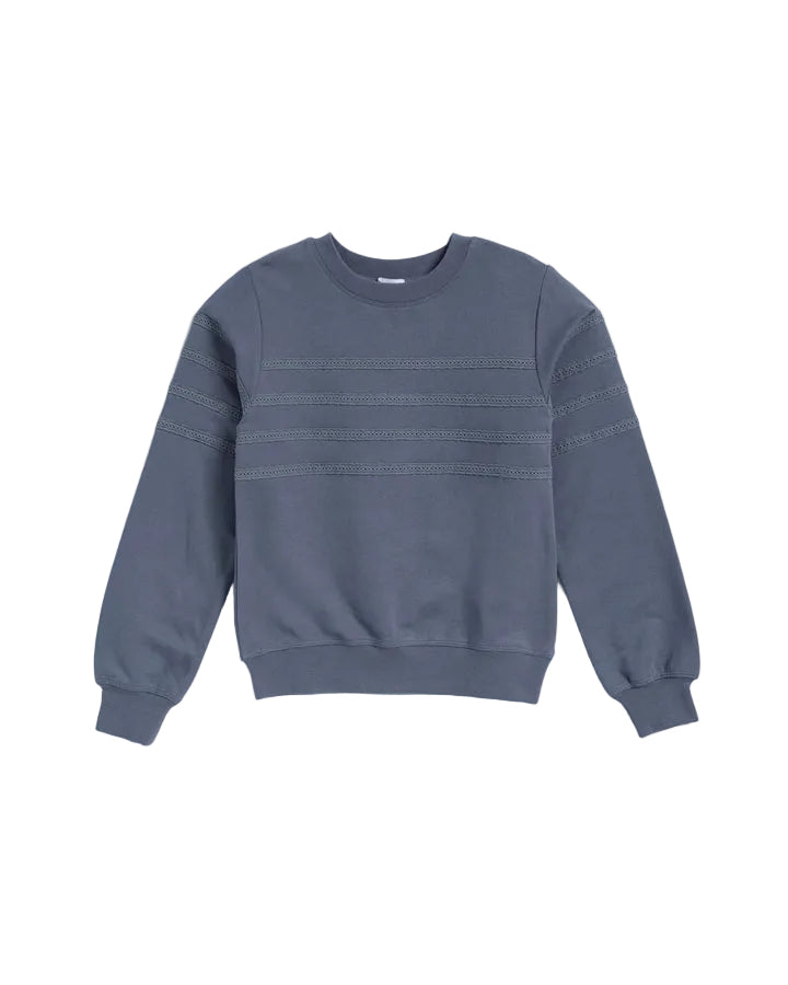 Girls Lace Love Trim Pullover