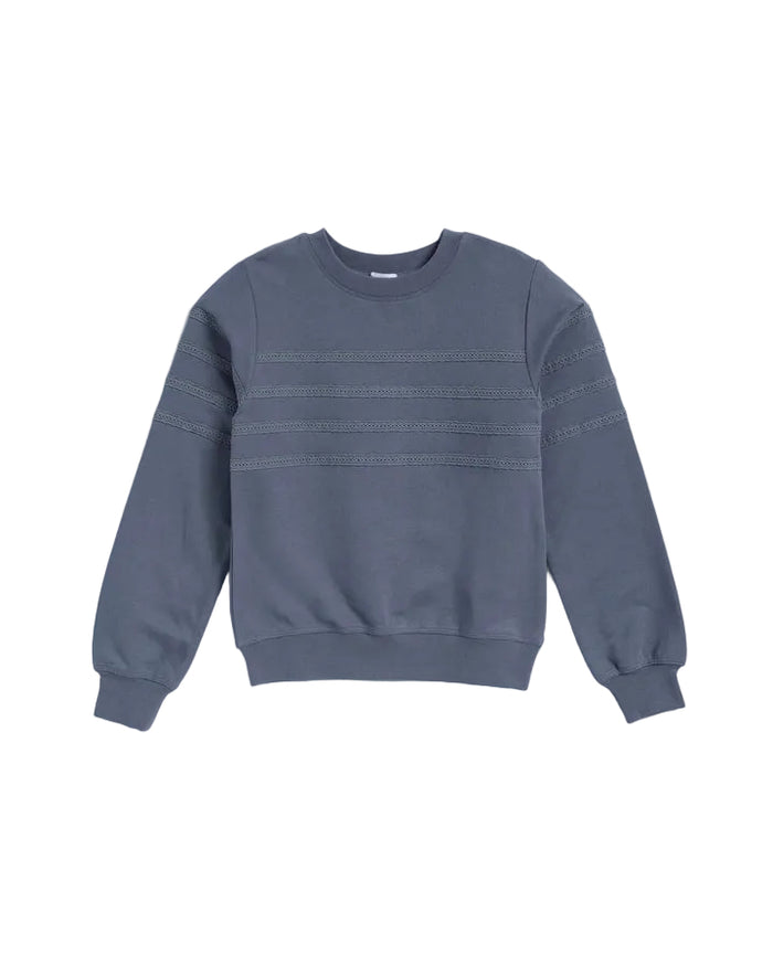 Girls Lace Love Trim Pullover