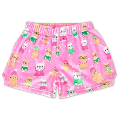 Groovy Holiday Plush Shorts