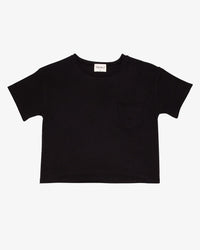 Tenly Raw Edge Pocket Tee
