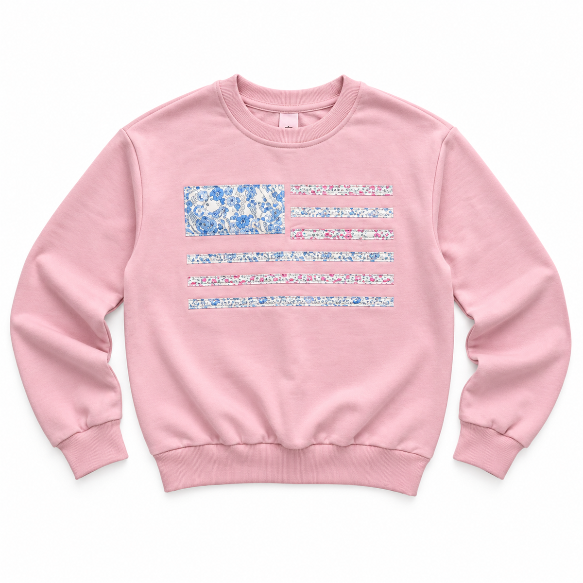 Pink American Flag  Pullover