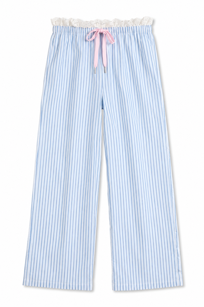 Blue Pinstripe Lounge Pant